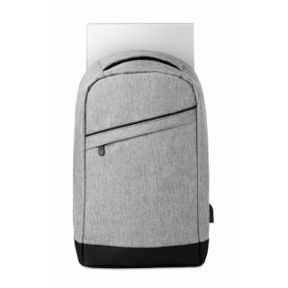 Mochila antirrobo personalizable poliéster 600D compartimento para portátil de 13